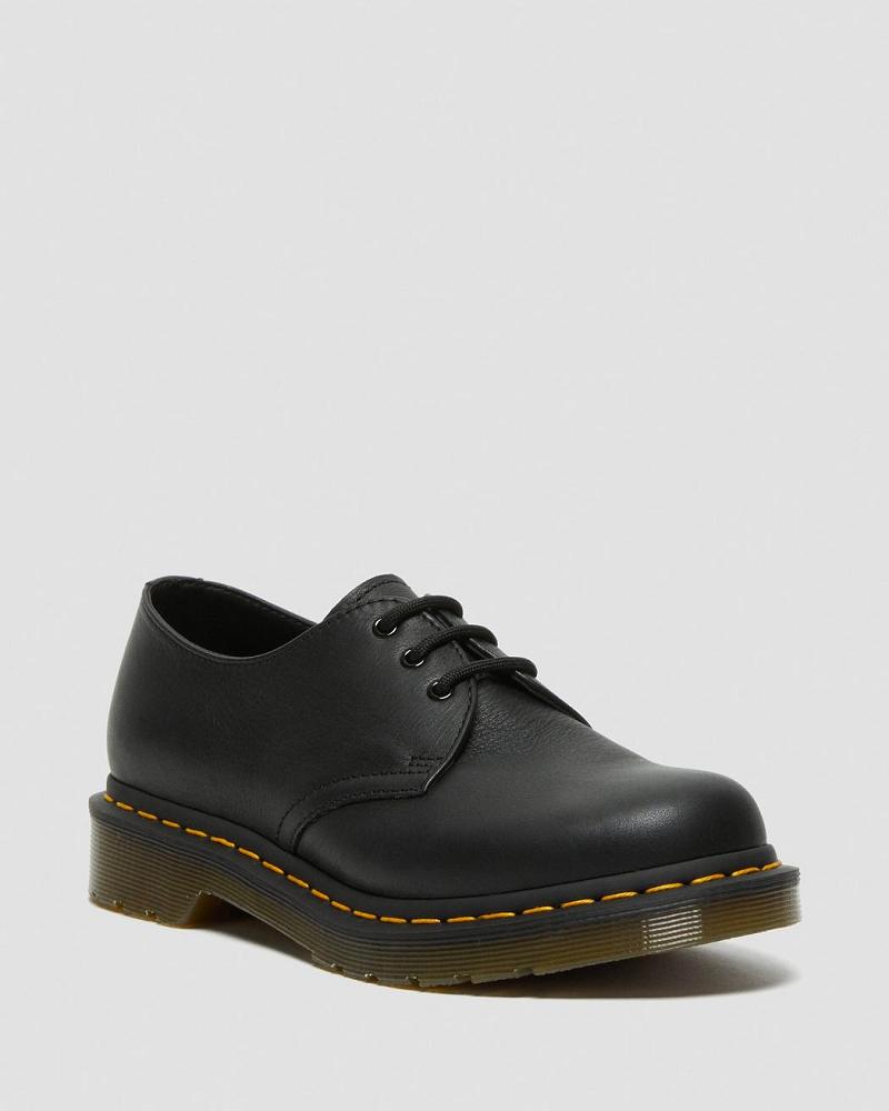 Dr Martens 1461 Virginia Leren Oxford Schoenen Dames Zwart | NL 416DFM